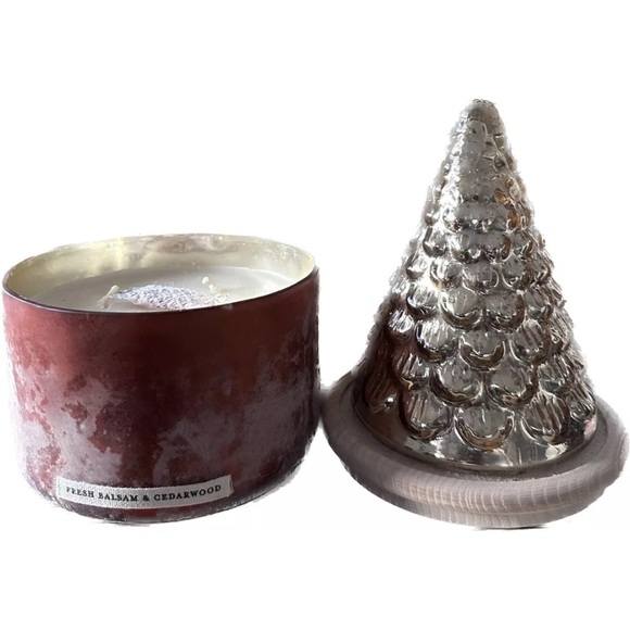 Anthropologie Glass Forest Candle Large NIB - Picture 14 of 16